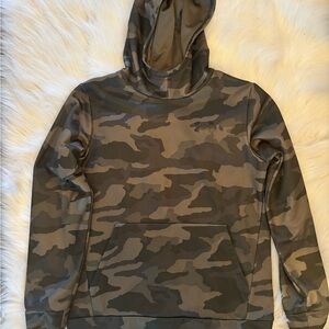 Under Armour Kids Green Camouflage Hoodie